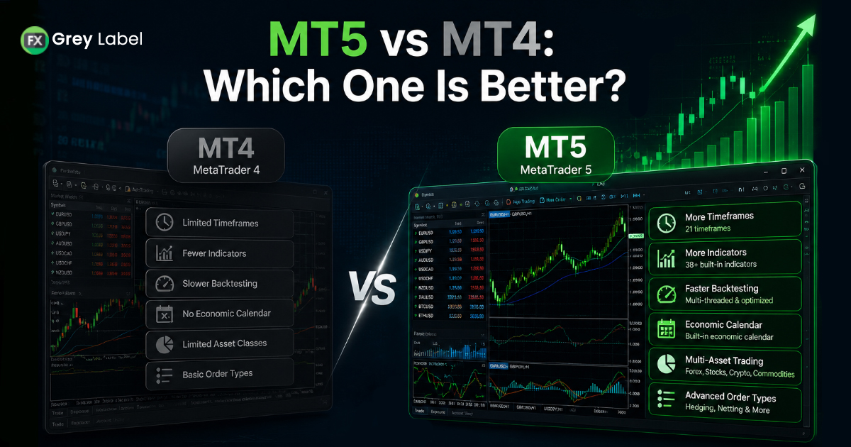 Comparison of mt4 vs mt5